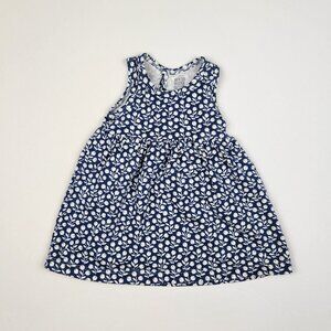 Winter Water Factory Organic Cotton Blueberry Vines Sleeveless Dress sz 3m
